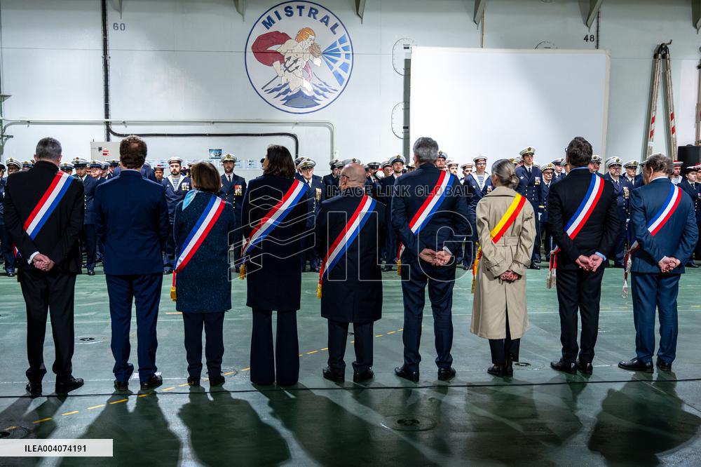 Departure of The Joan of Arc Mission 25 - Toulon