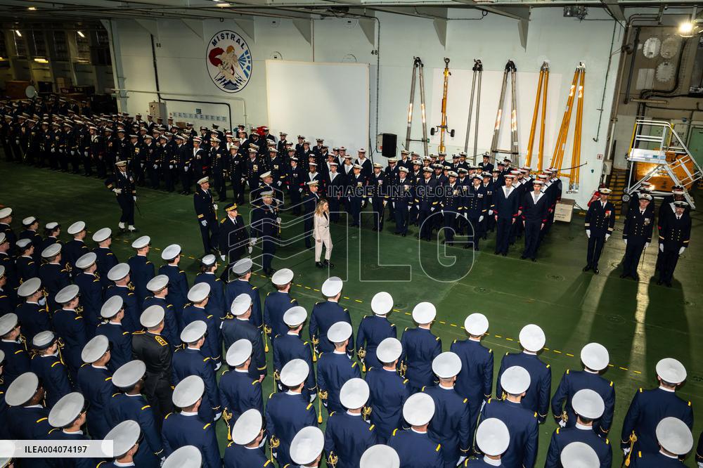 Departure of The Joan of Arc Mission 25 - Toulon