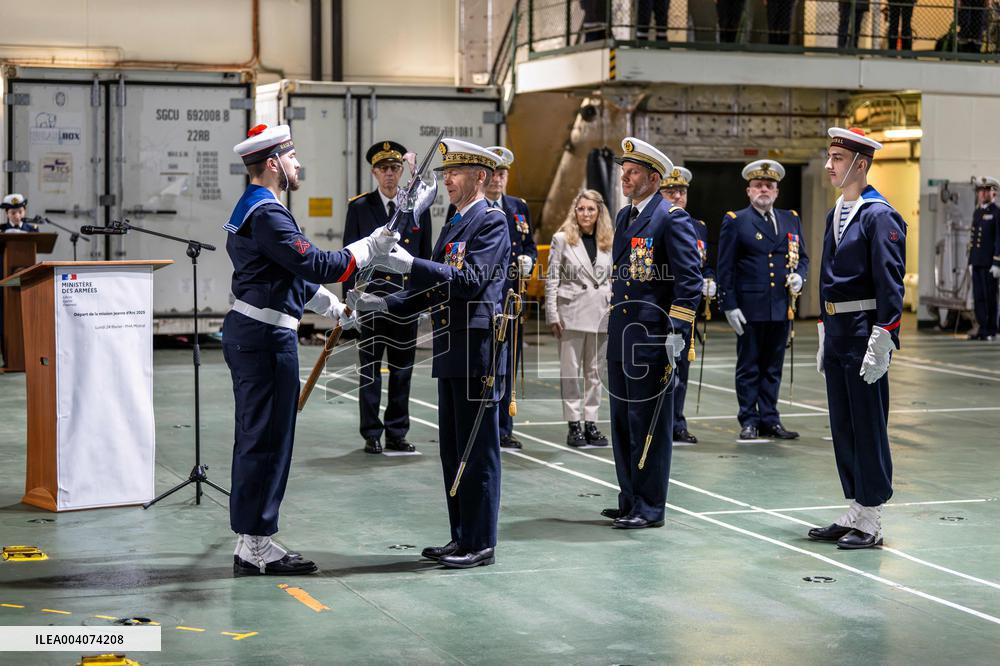 Departure of The Joan of Arc Mission 25 - Toulon