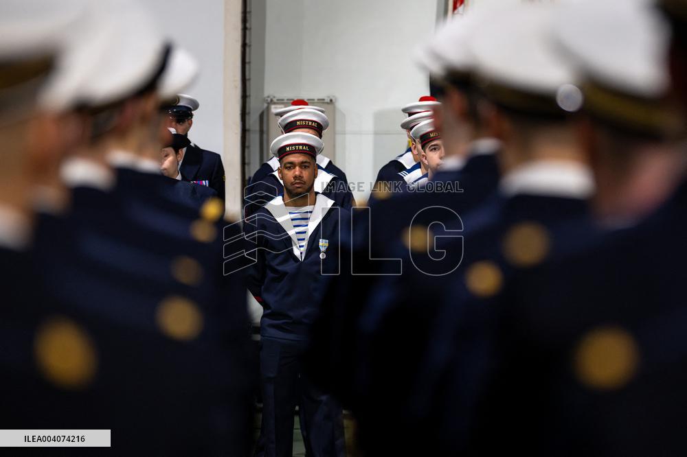 Departure of The Joan of Arc Mission 25 - Toulon