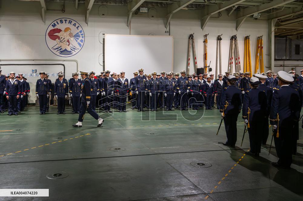 Departure of The Joan of Arc Mission 25 - Toulon