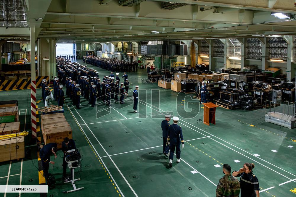 Departure of The Joan of Arc Mission 25 - Toulon