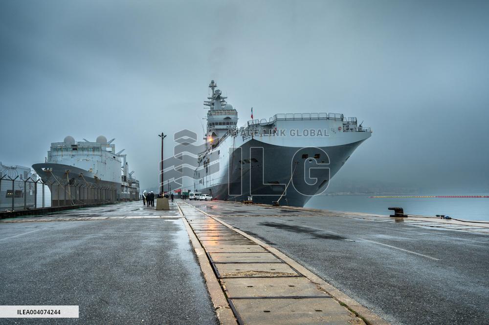 Departure of The Joan of Arc Mission 25 - Toulon