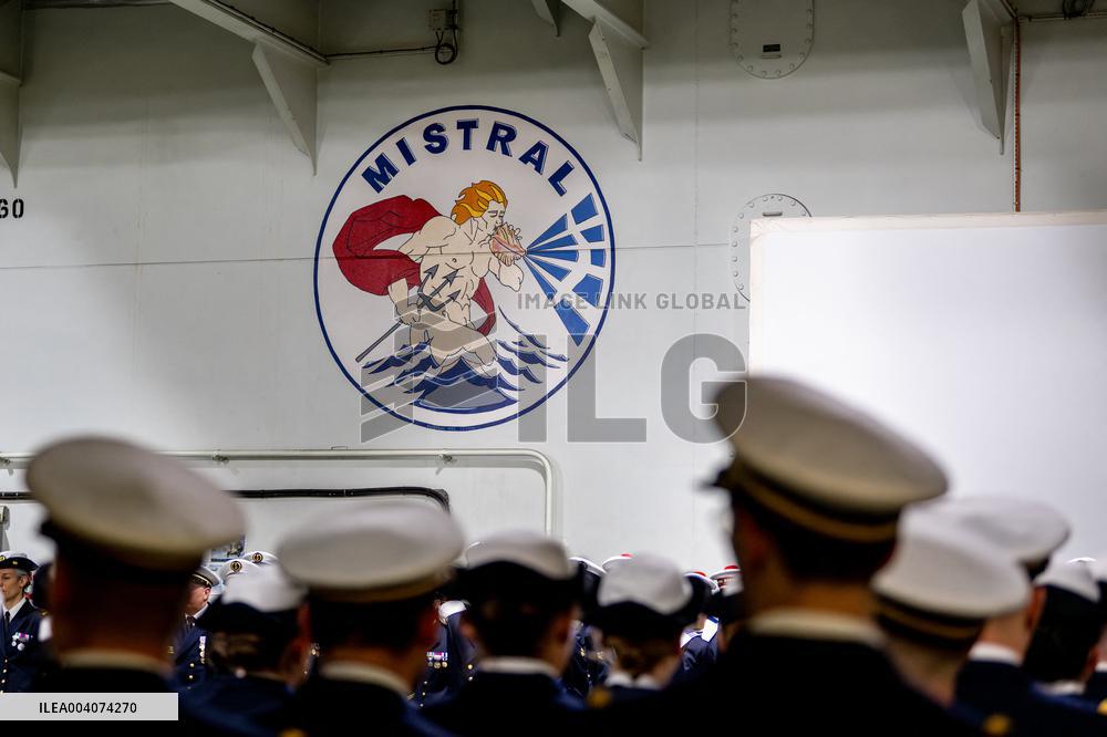 Departure of The Joan of Arc Mission 25 - Toulon