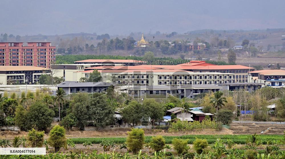 Myanmar scam center raided