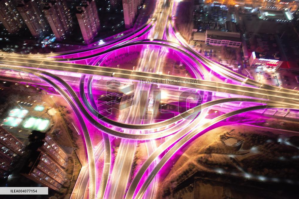 Newly Built Overpass in Shijiazhuang