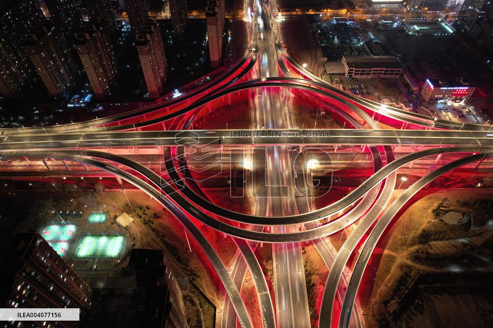 Newly Built Overpass in Shijiazhuang