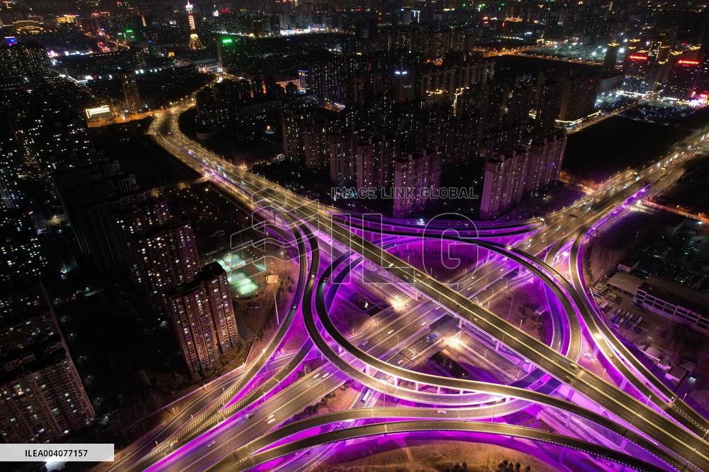 Newly Built Overpass in Shijiazhuang