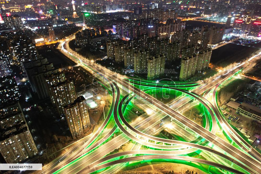 Newly Built Overpass in Shijiazhuang