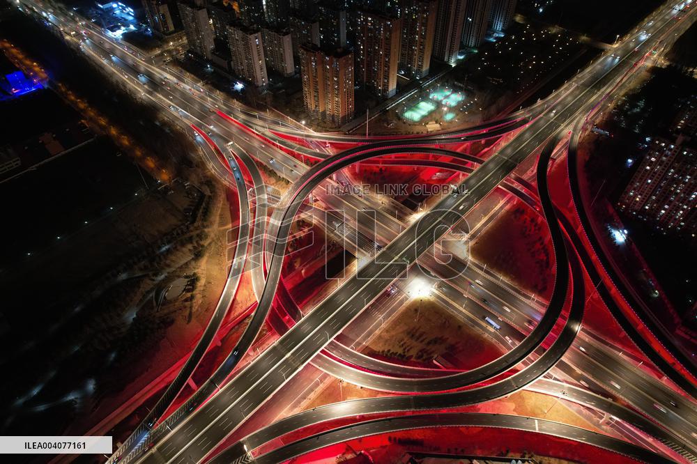 Newly Built Overpass in Shijiazhuang