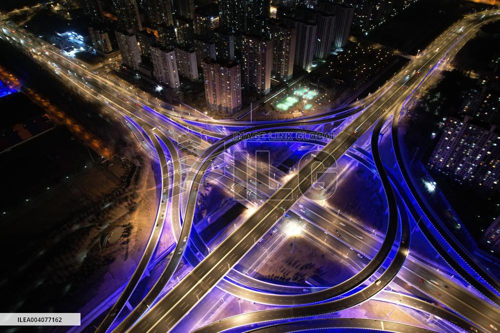 Newly Built Overpass in Shijiazhuang