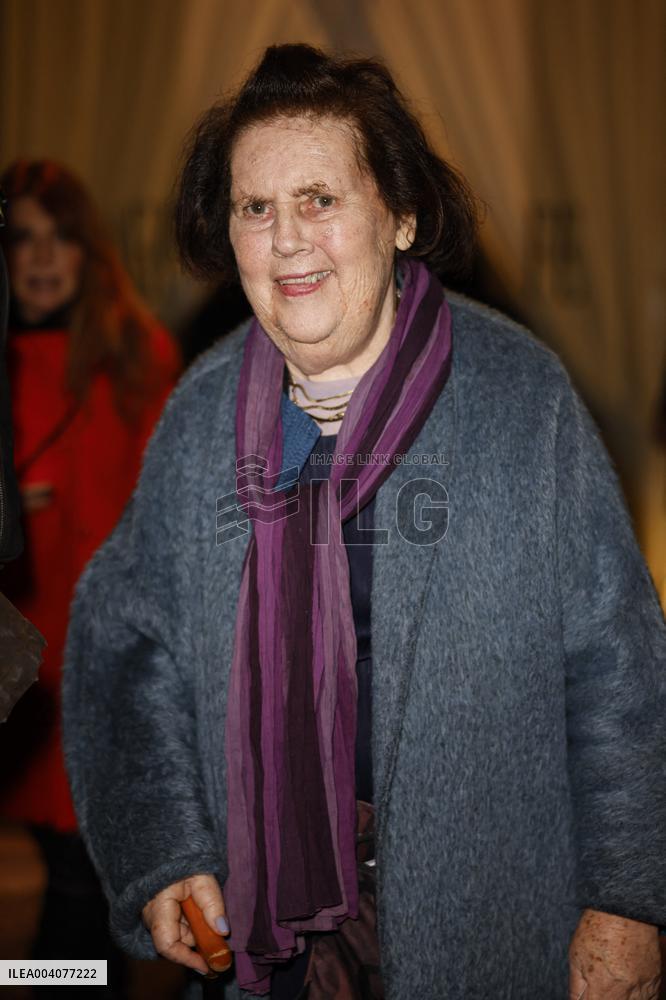 MFW - Celebs At Alberta Ferretti