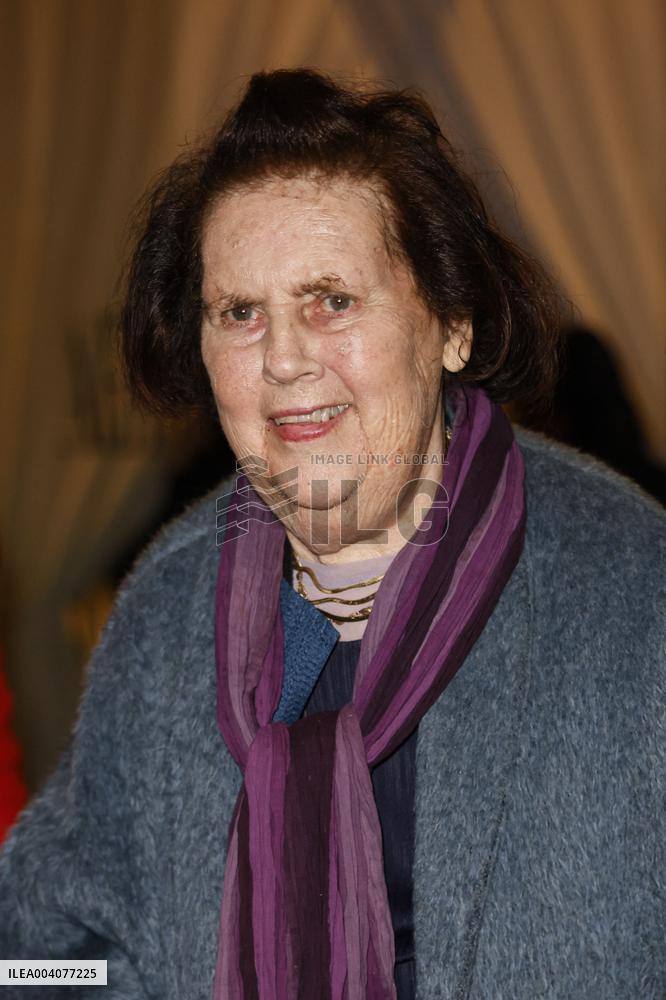 MFW - Celebs At Alberta Ferretti