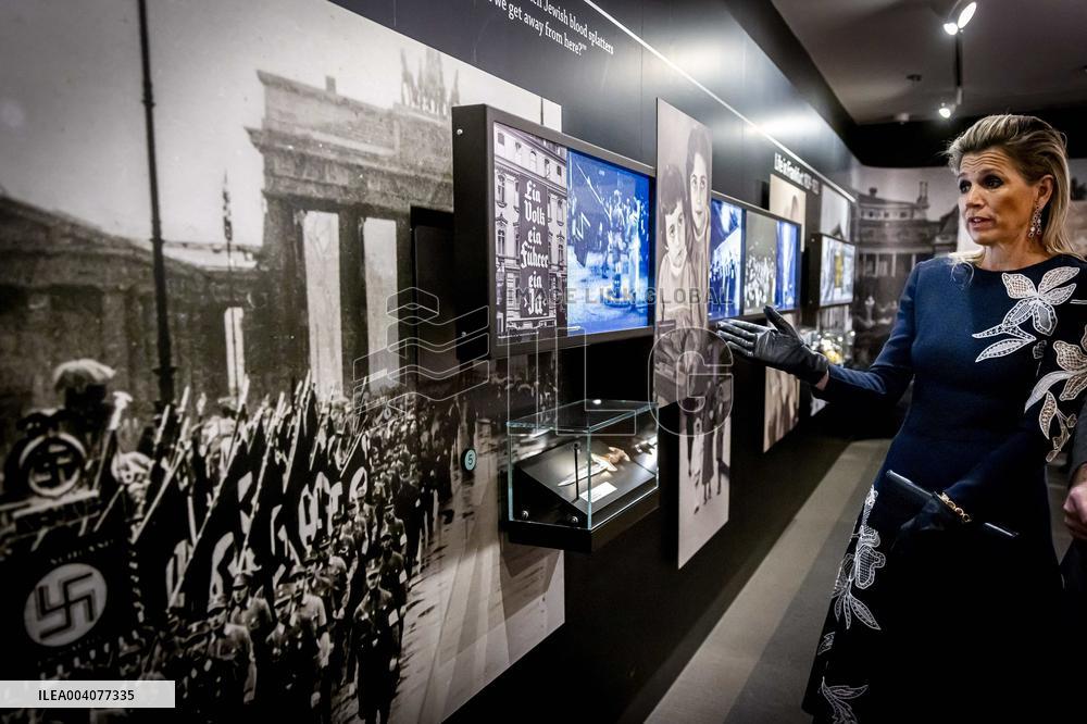 Queen Maxima Visits Anne Frank Exhibition - NYC