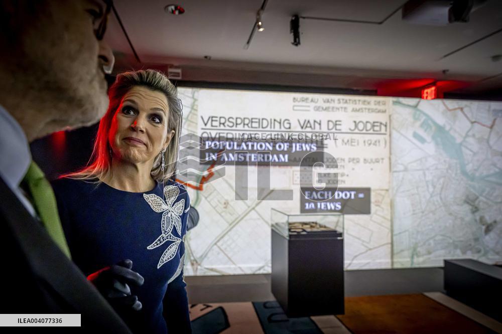 Queen Maxima Visits Anne Frank Exhibition - NYC
