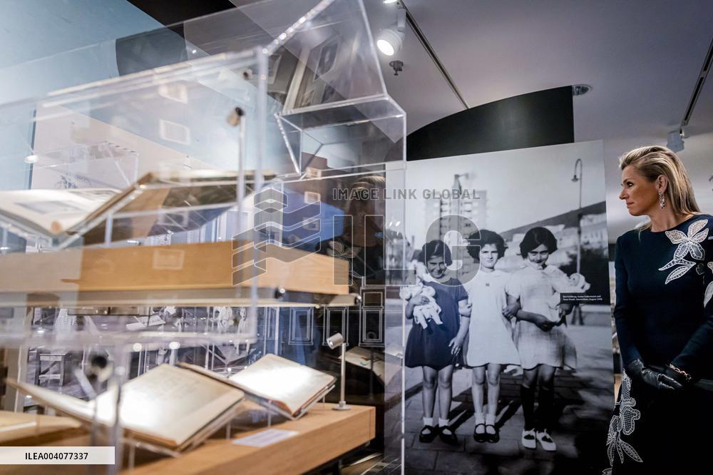 Queen Maxima Visits Anne Frank Exhibition - NYC