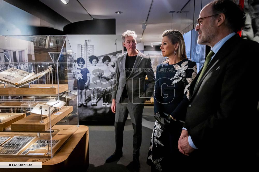 Queen Maxima Visits Anne Frank Exhibition - NYC