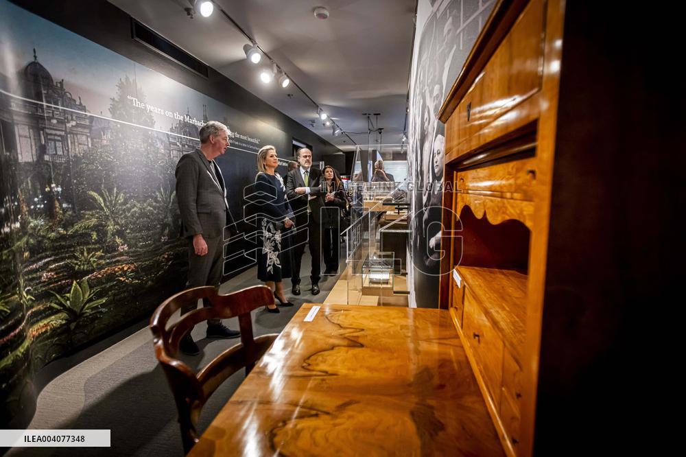 Queen Maxima Visits Anne Frank Exhibition - NYC