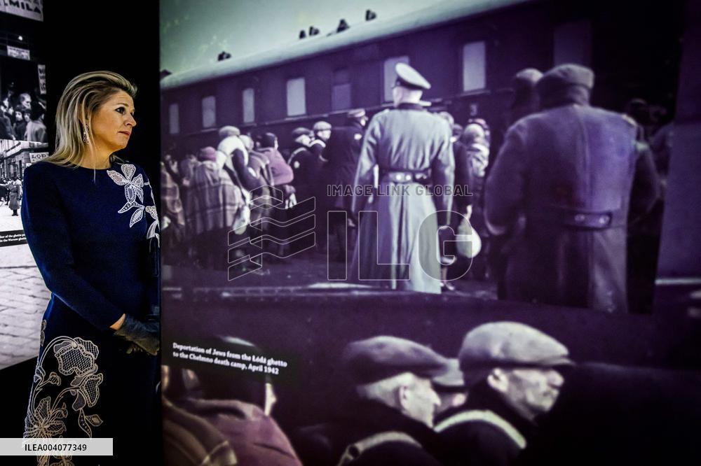 Queen Maxima Visits Anne Frank Exhibition - NYC