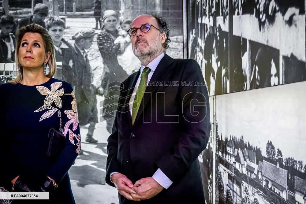 Queen Maxima Visits Anne Frank Exhibition - NYC