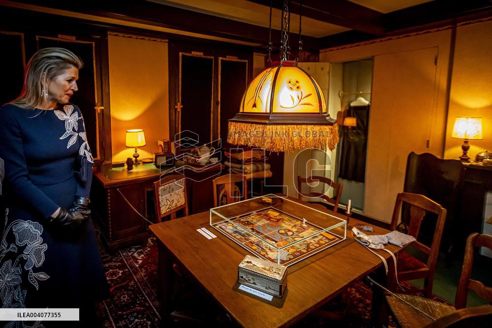 Queen Maxima Visits Anne Frank Exhibition - NYC