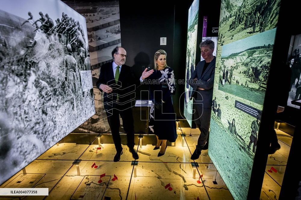 Queen Maxima Visits Anne Frank Exhibition - NYC