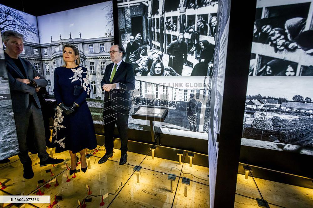 Queen Maxima Visits Anne Frank Exhibition - NYC