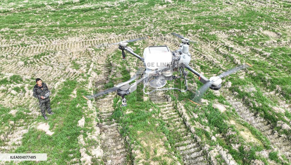 Drone Fertilization in Huzhou