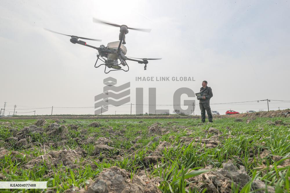 Drone Fertilization in Huzhou