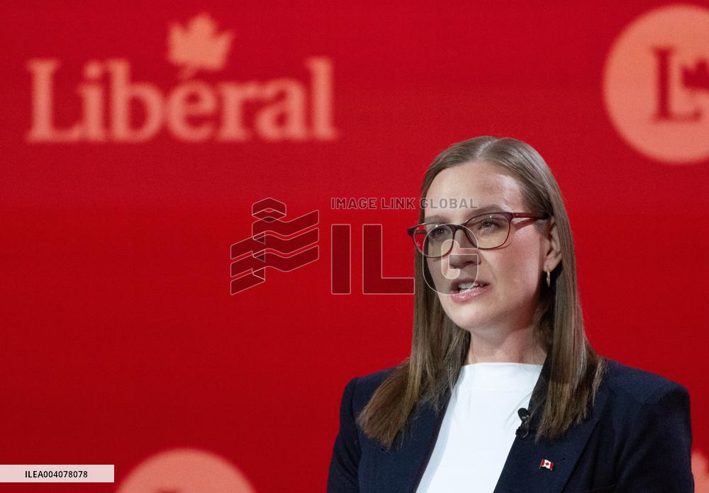 Freeland Addresses Liberal Leadership Debate in Montreal