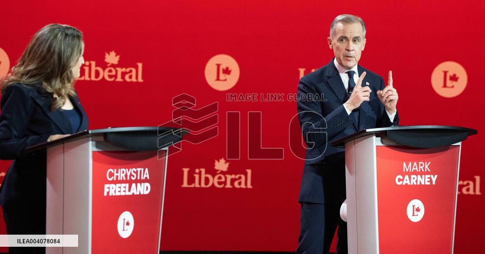 Freeland Addresses Liberal Leadership Debate in Montreal