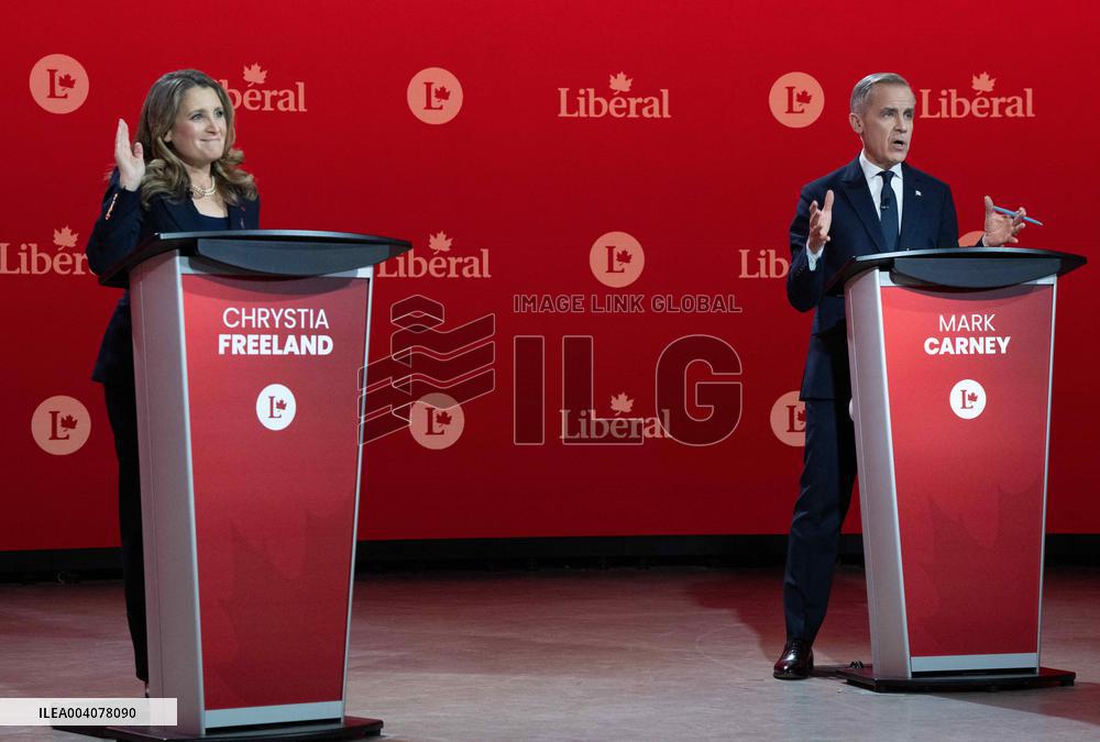 Freeland Addresses Liberal Leadership Debate in Montreal