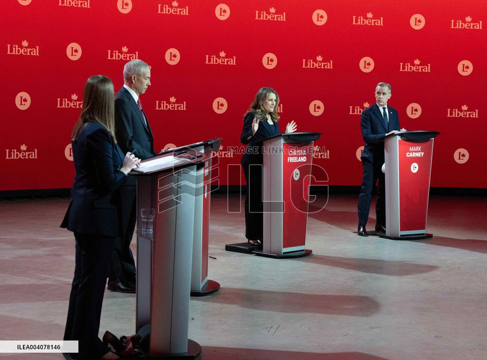 Freeland Addresses Liberal Leadership Debate in Montreal
