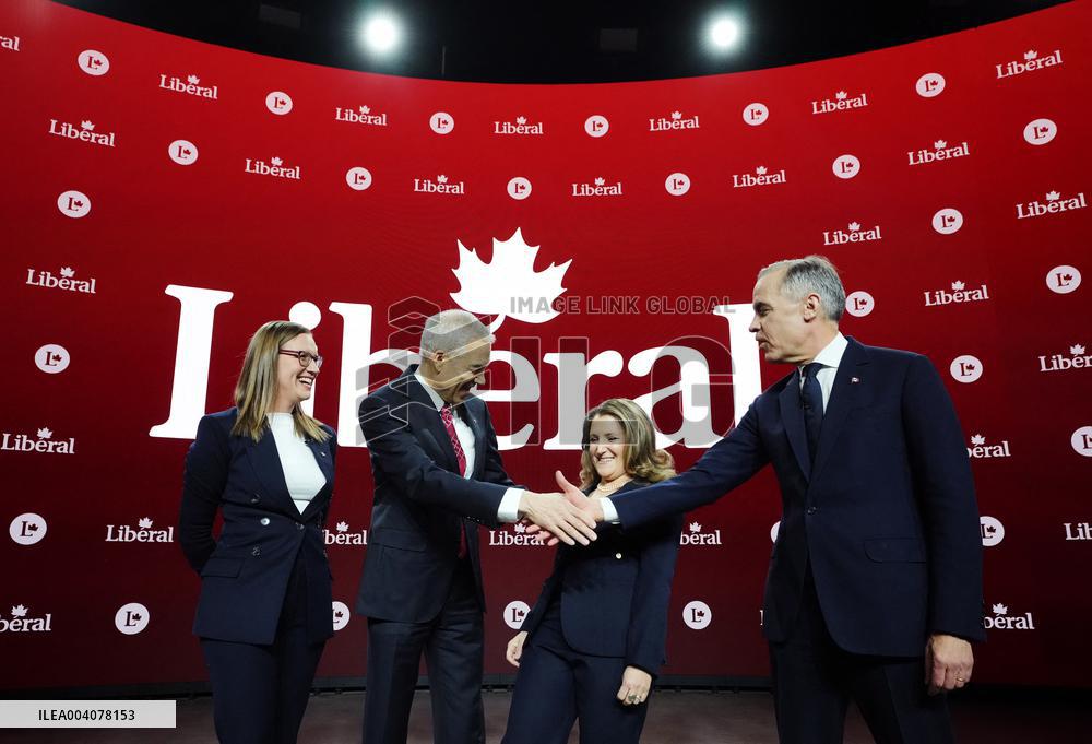 Freeland Addresses Liberal Leadership Debate in Montreal