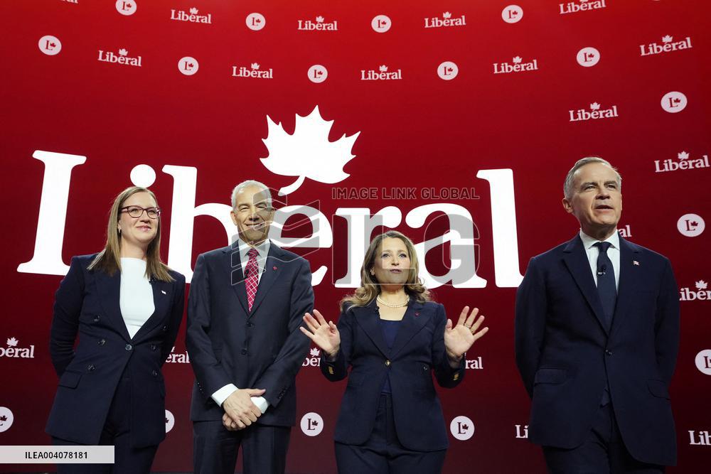 Freeland Addresses Liberal Leadership Debate in Montreal