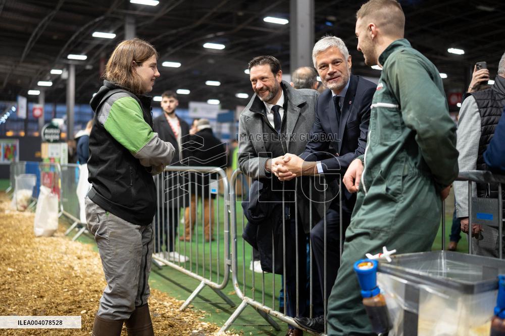 Laurent Wauquiez visits the Agricultural Show - Paris AJ