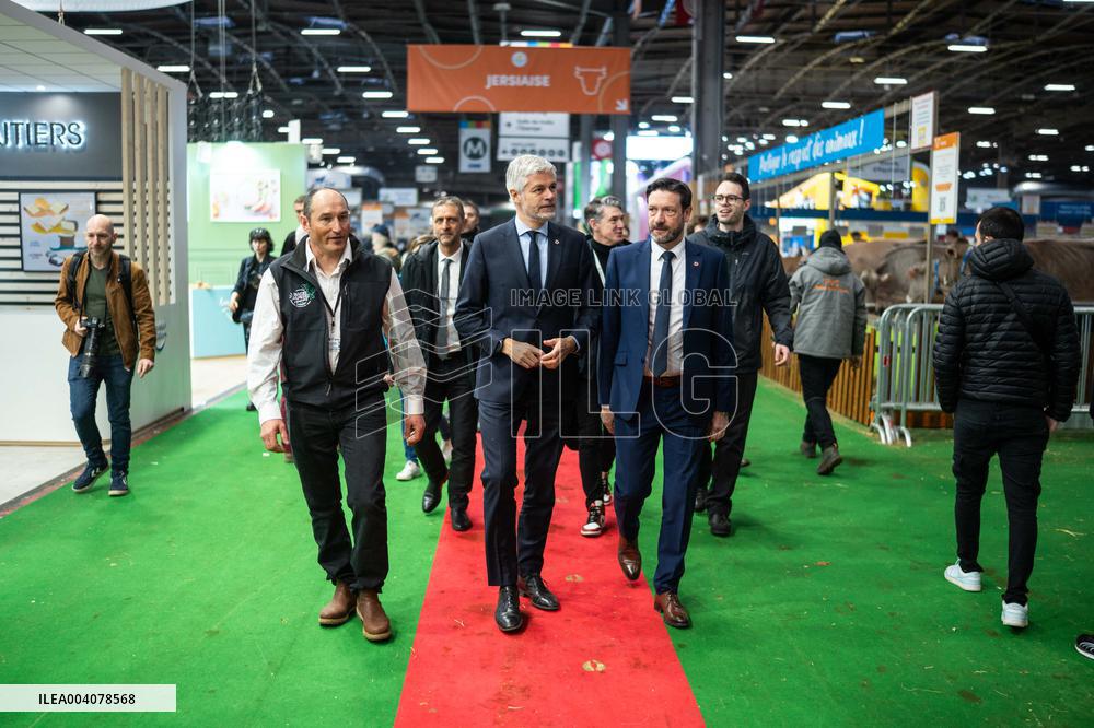 Laurent Wauquiez visits the Agricultural Show - Paris AJ