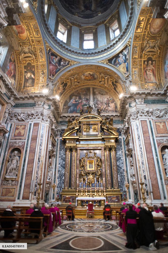 File - Pope Francis At Santa Maria Maggiore Basilica - Rome
