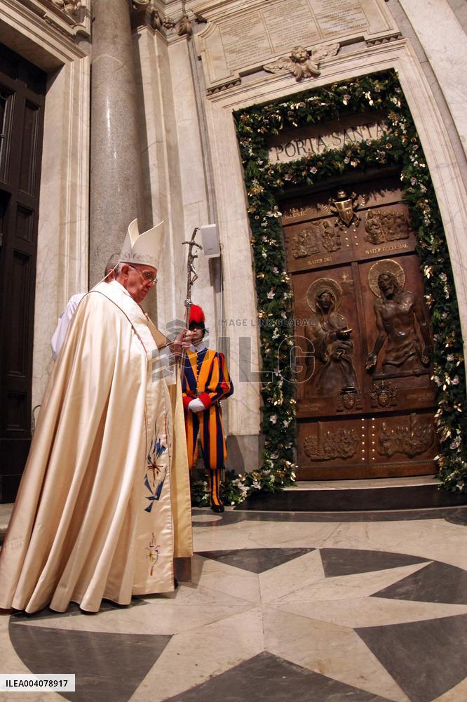 File - Pope Francis At Santa Maria Maggiore Basilica - Rome