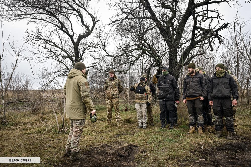 Live fire exercise of tank battalion of Ukraines 128th Mountain Assault Brigade