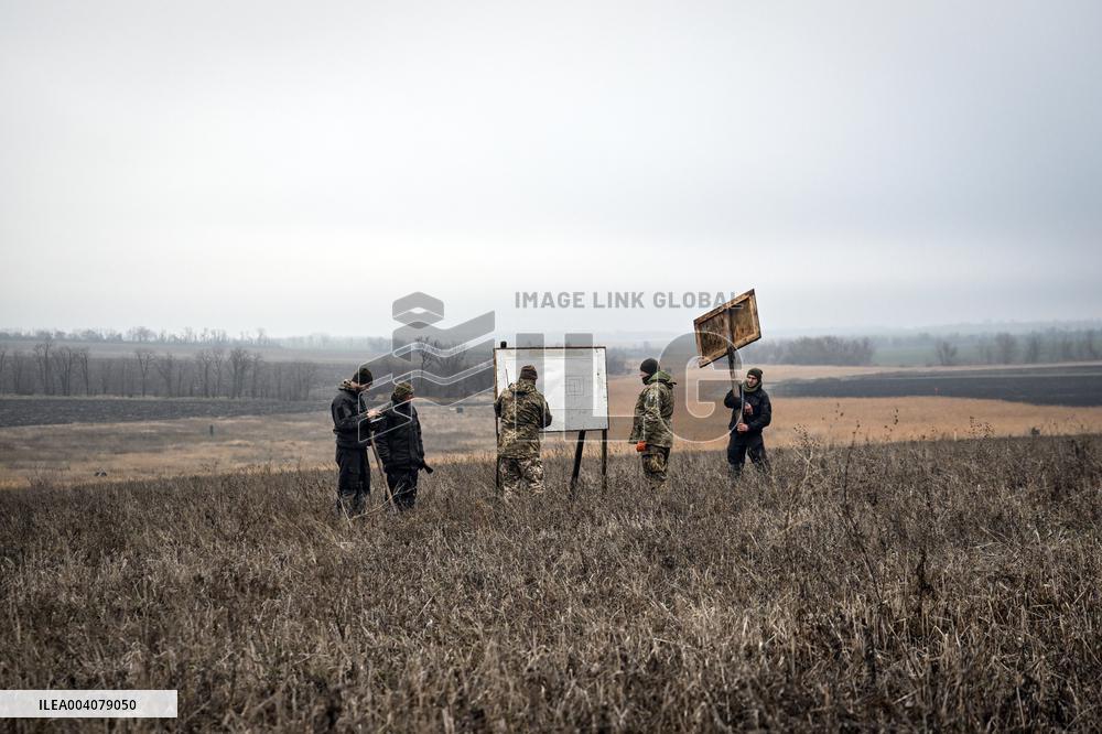 Live fire exercise of tank battalion of Ukraines 128th Mountain Assault Brigade