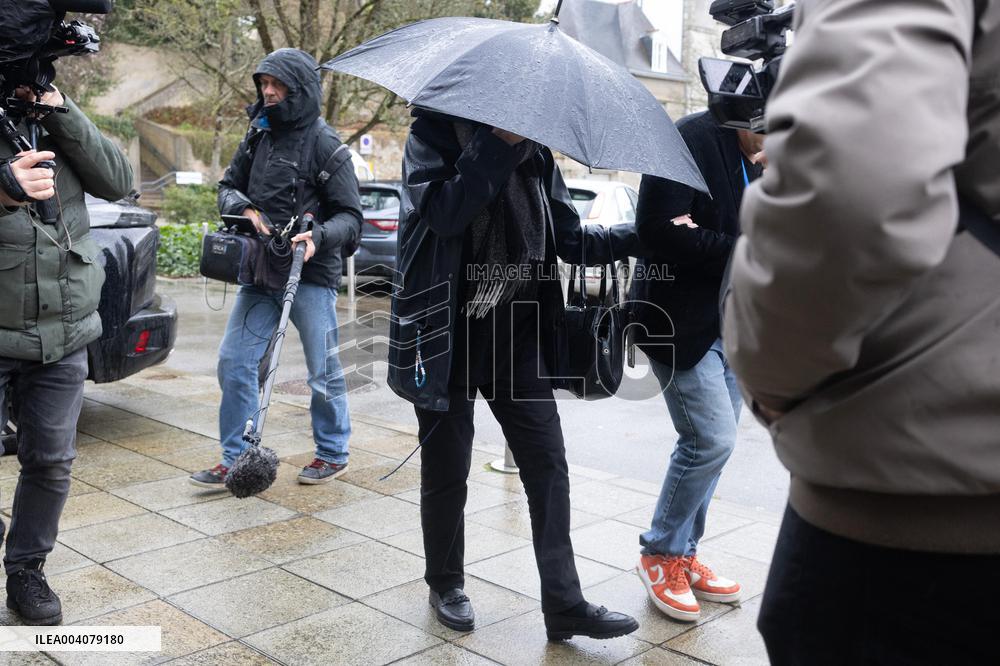 Marie-France Le Scouarnec arrives for her hearing for Le Scouarnec Trial - Vannes RL