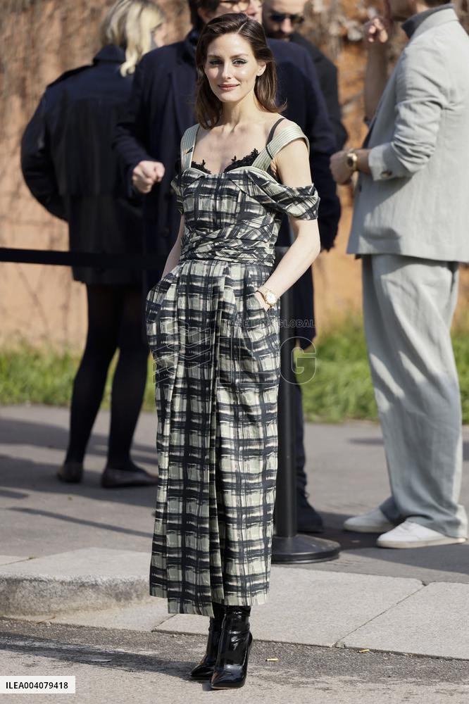 MFW - Olivia Palermo And Johannes Huebl At Antonio Marras