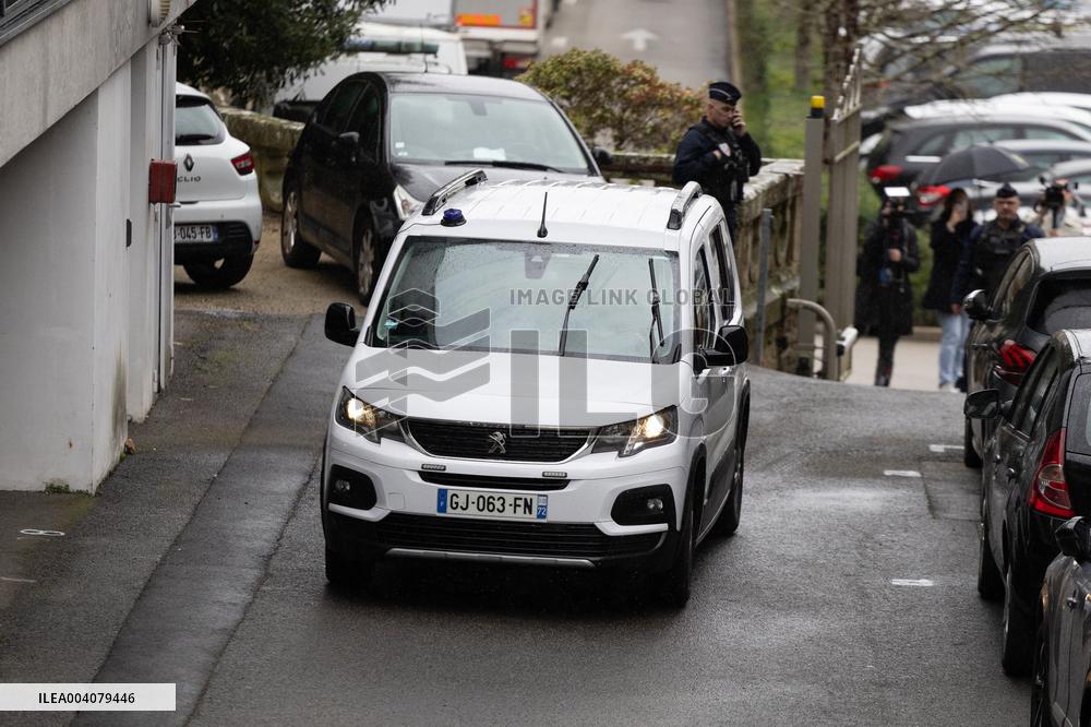 Joel Le Scouarnec Arrives At The Courtroom - Vannes