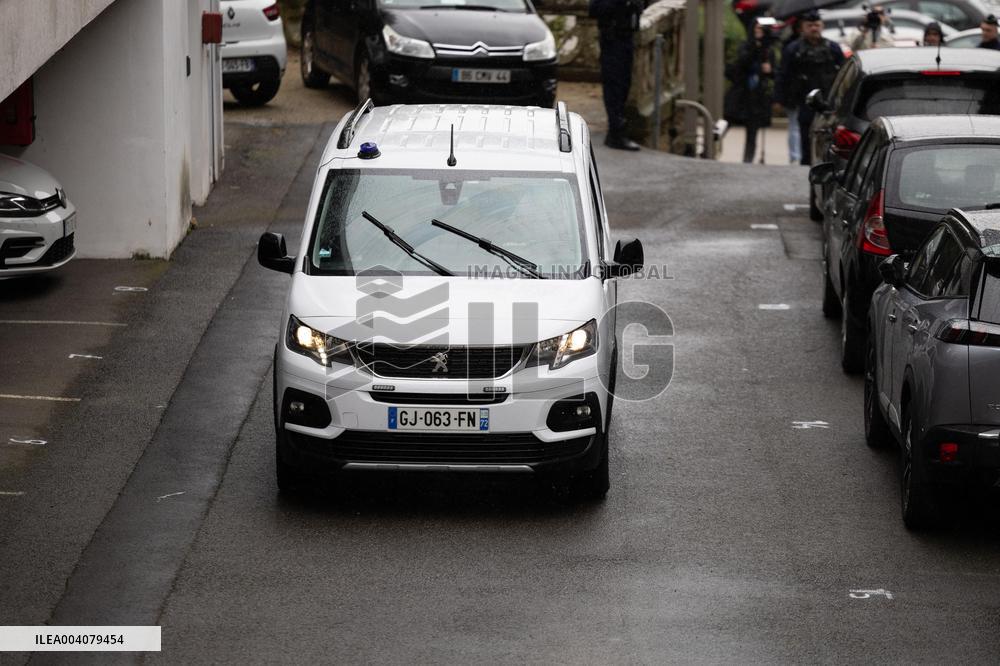 Joel Le Scouarnec Arrives At The Courtroom - Vannes