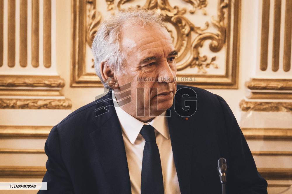 Interministerial Immigration Control Committee at Matignon - Paris