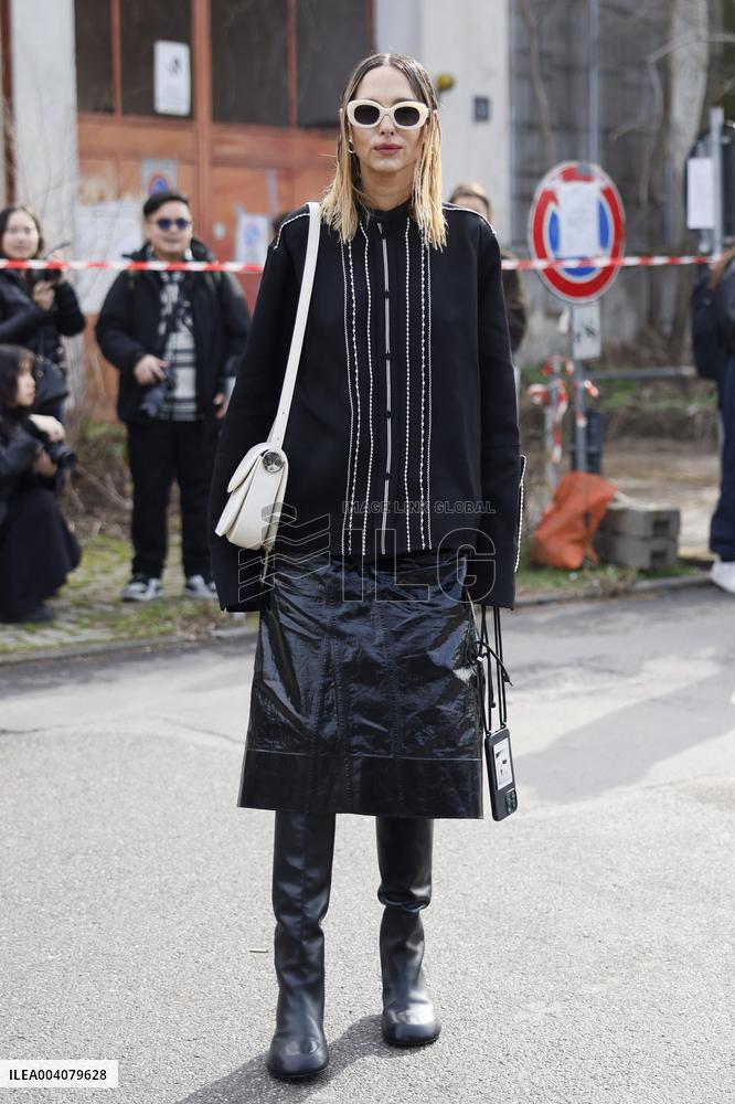 MFW - Jil Sander Arrivals