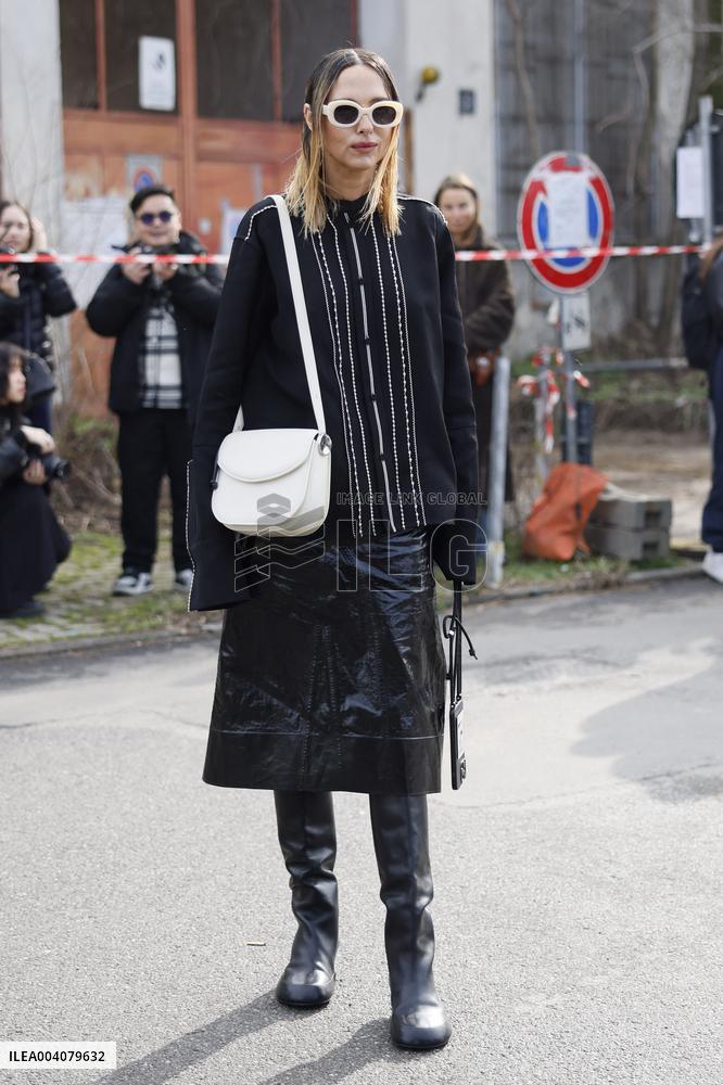 MFW - Jil Sander Arrivals