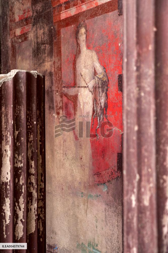 Spectacular Frescoed Villa Uncovered in Pompeii - Italy