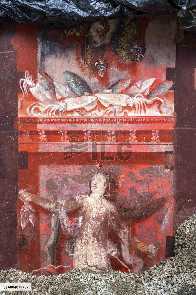 Spectacular Frescoed Villa Uncovered in Pompeii - Italy
